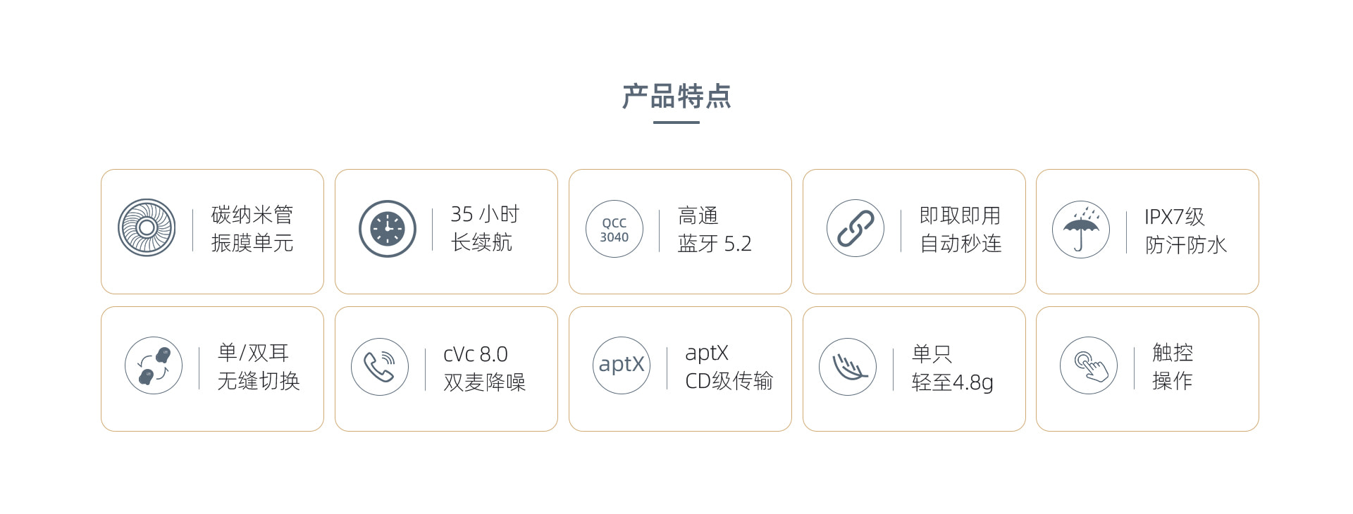 MTW300 真无线蓝牙耳机