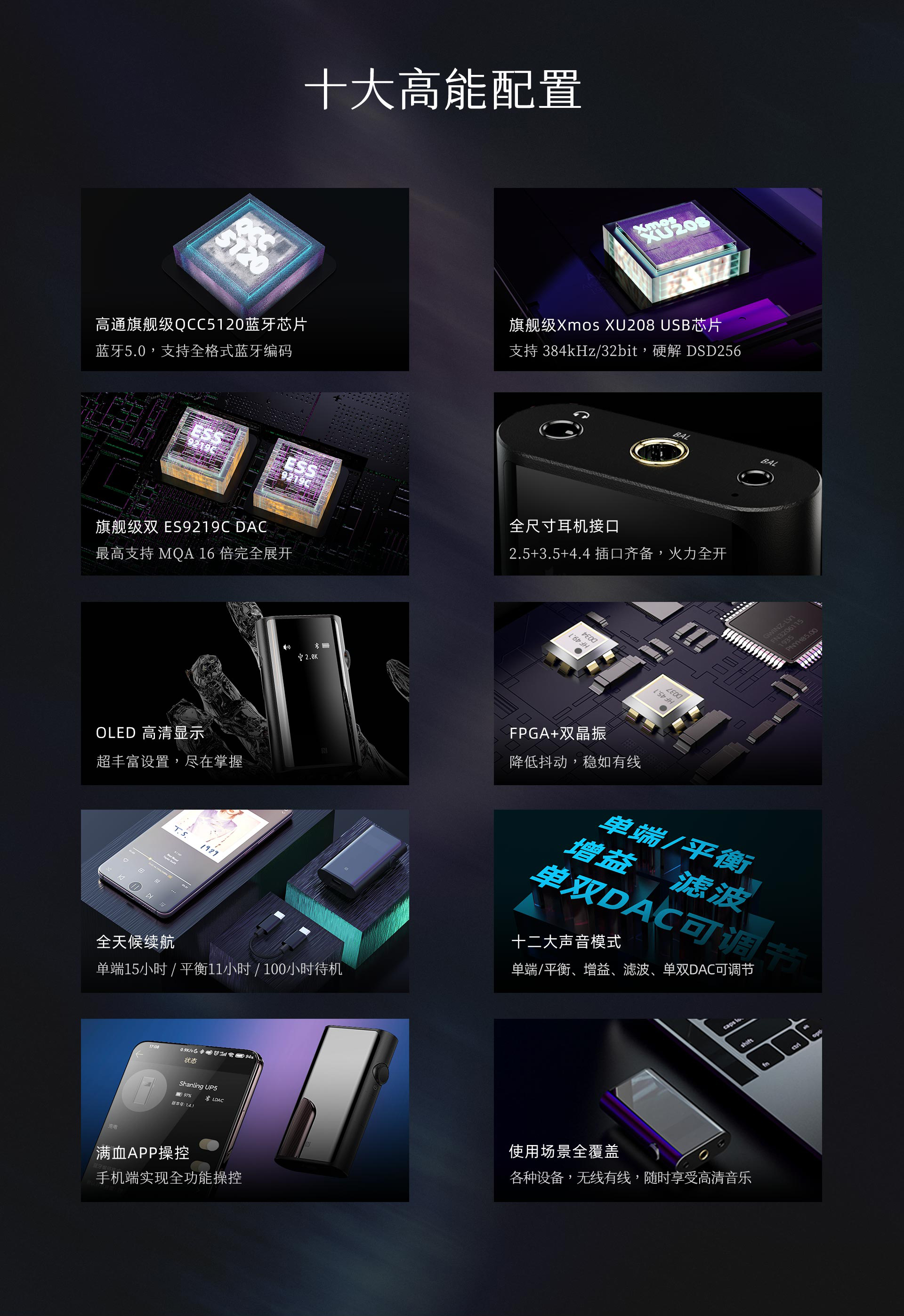 UP5 旗舰级蓝牙解码耳放