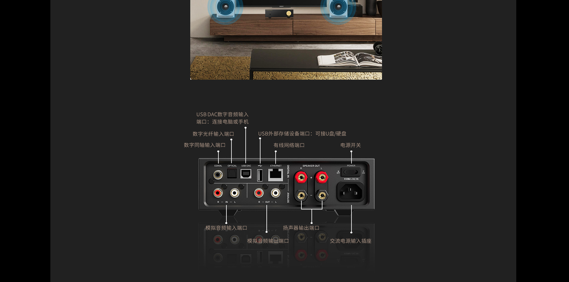 EA5 Plus 流媒体功放一体机