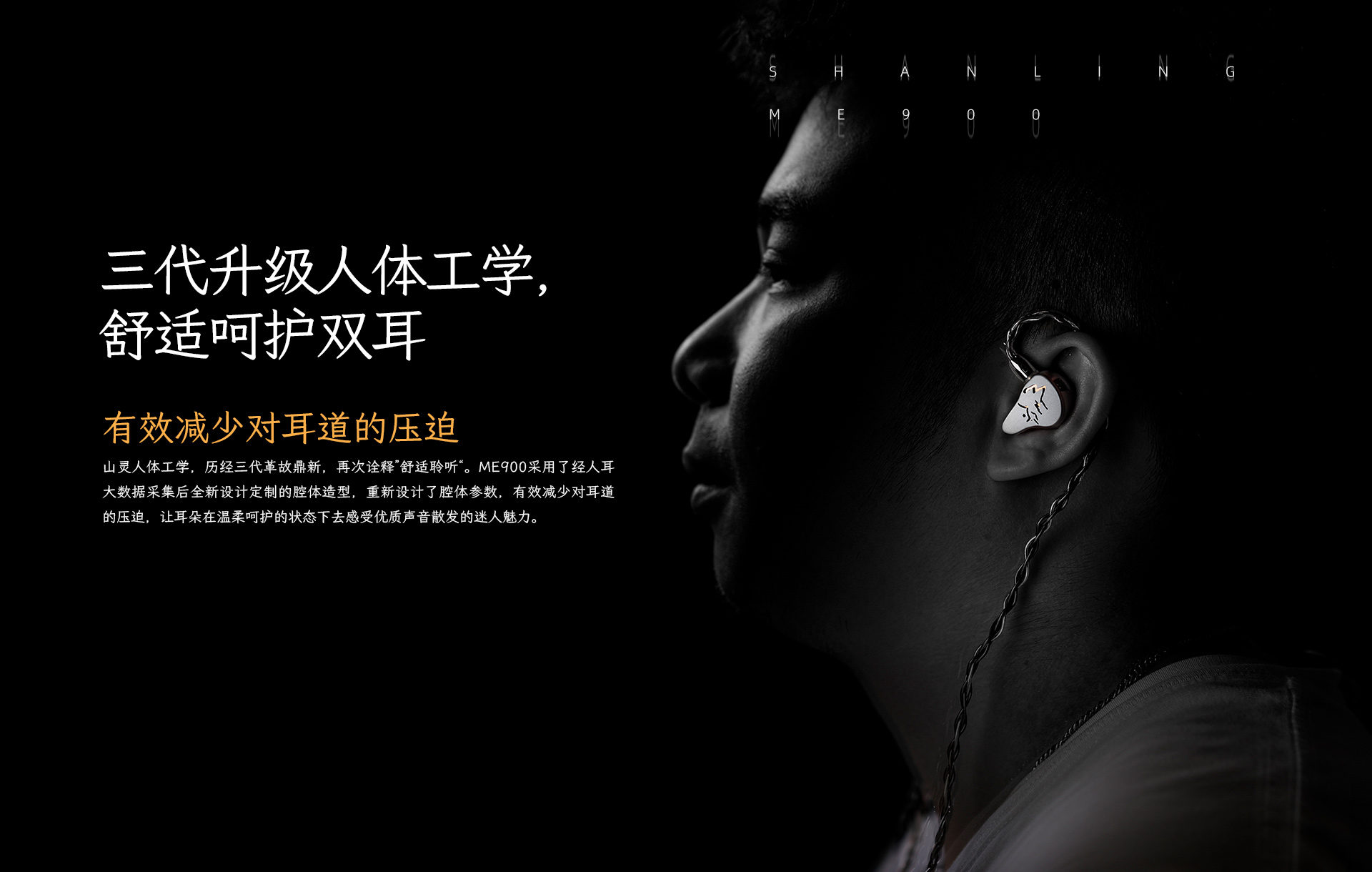 ME900 两圈六铁入耳式HiFi耳机